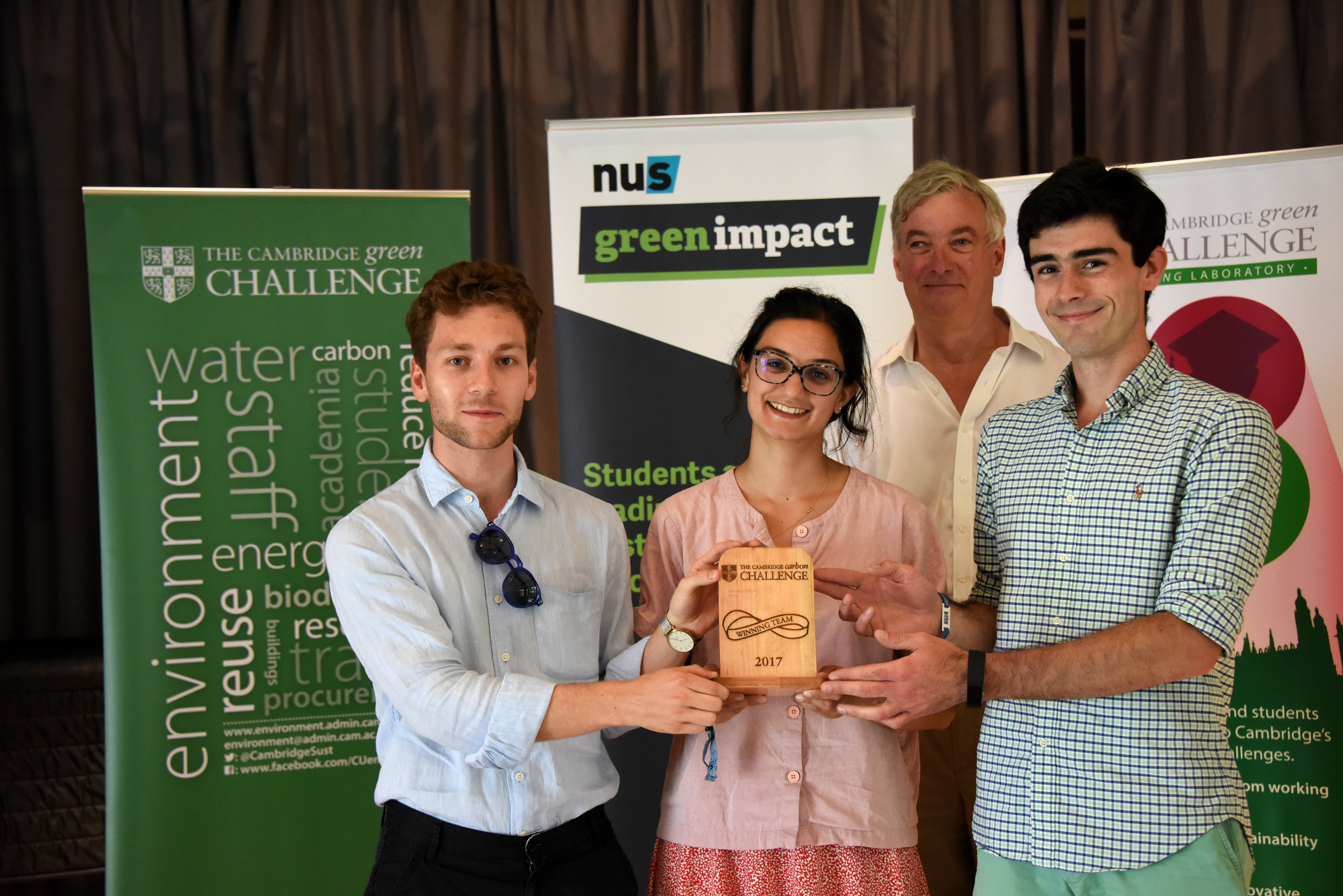 PlanIt Green team, winners of carbon challenge award