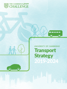 Front cover of the Transport Strategy. 