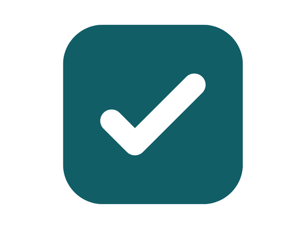 An icon of a check box