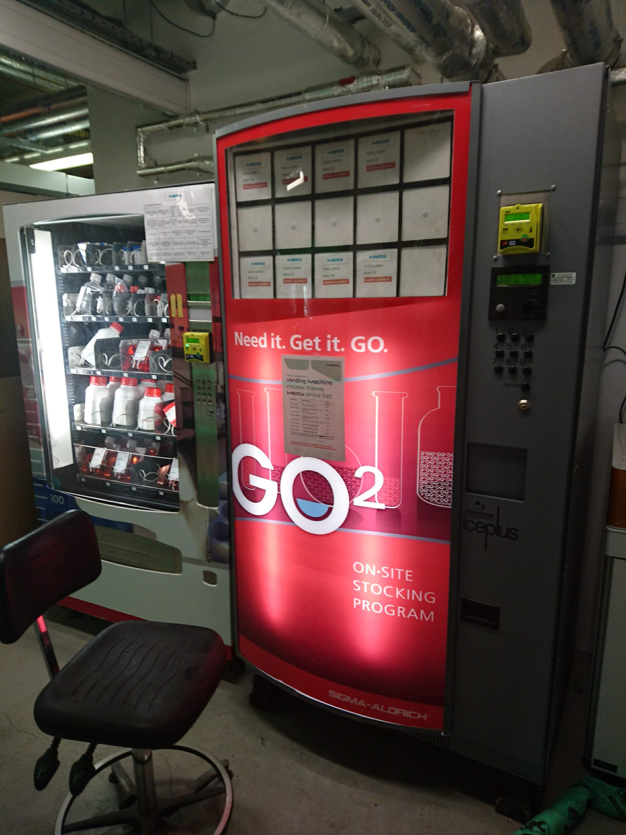 Lab vending machine